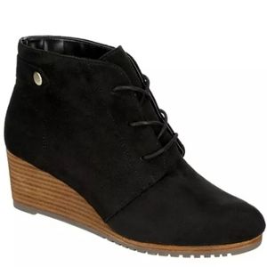 Dr. Scholl's' Womens Conquer Wedge Bootie - Black